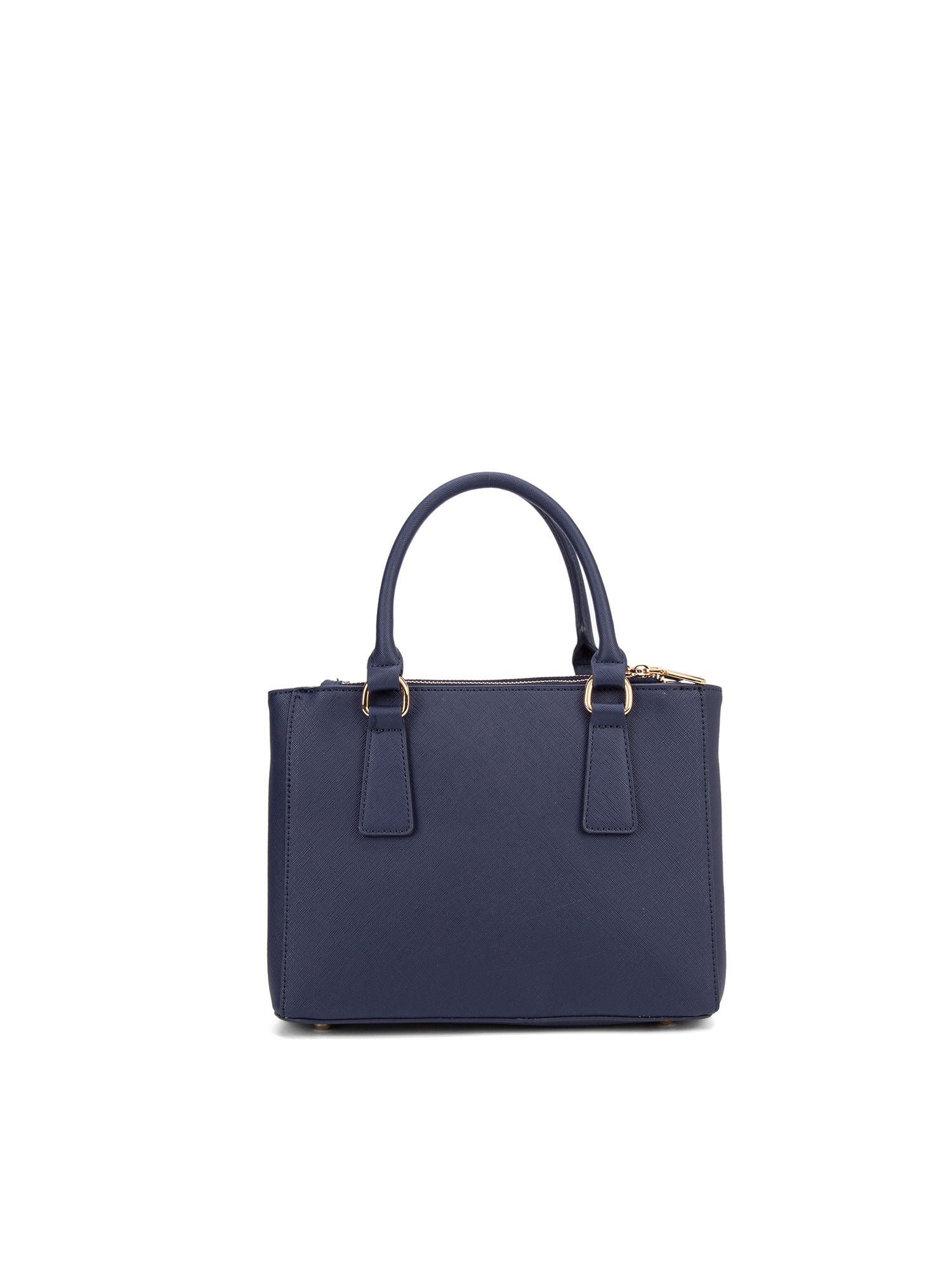Borsa a mano da donna 100% pelle vegana PU 720-2PT-NAVY BLUE Diana&co
