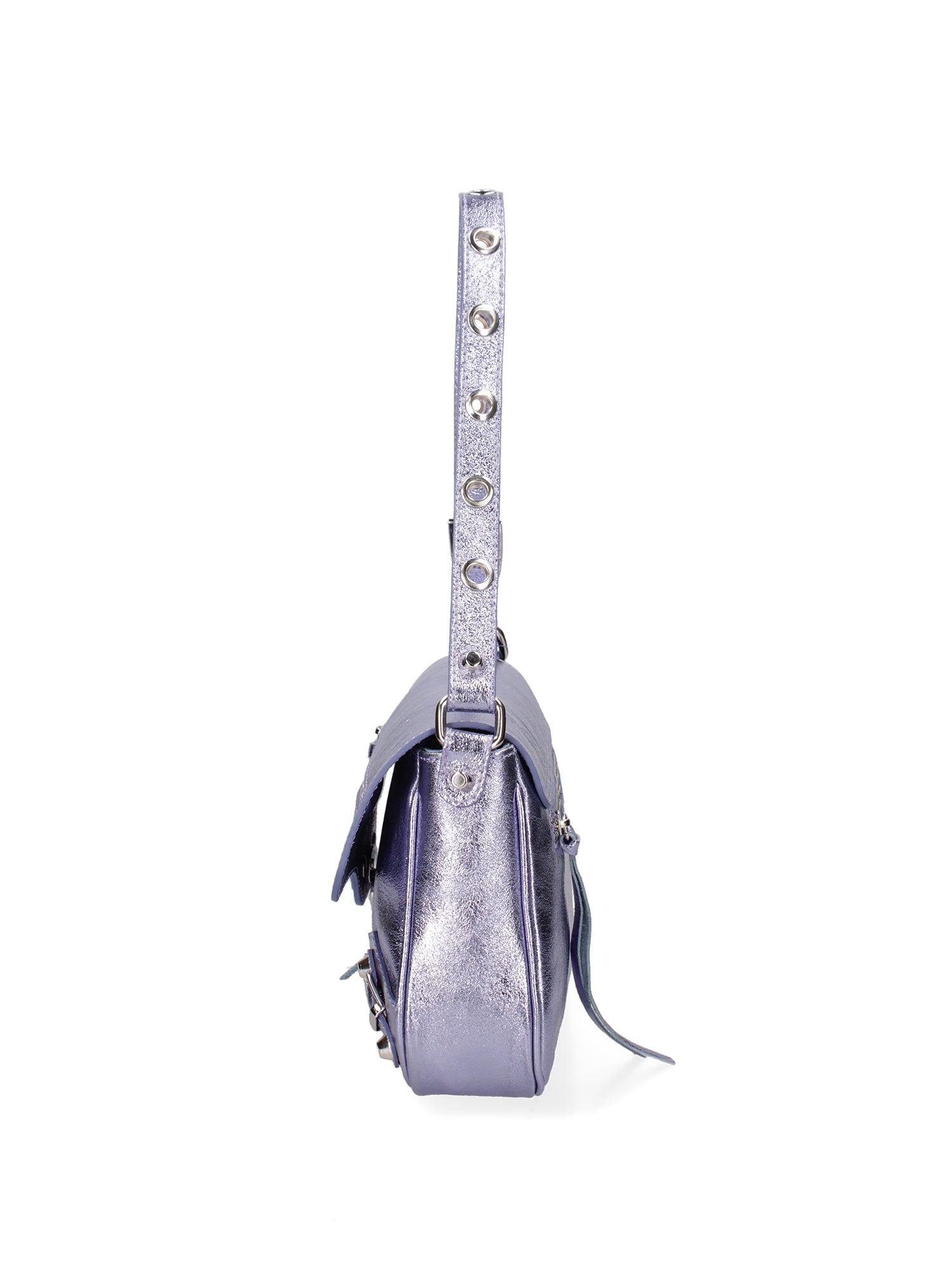 Borsa a spalla da donna Vera pelle 07234-L027 LILLA Roberta Rossi