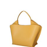 Borsa a mano da donna 100% pelle riciclata 07226-Light yellow Viola Castellani