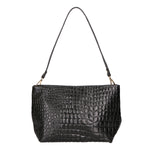 Lorelei Borsa a spalla da donna Vera pelle croco 06498-019 NERO Gave Lux