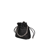 Borsa a secchiello da donna 100% PVC F6717-1-BLACK David Jones
