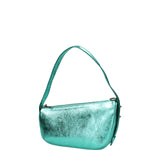 Borsa a spalla da donna Vera pelle e metallo 07228-L037 TURCHESE Roberta Rossi