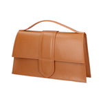 Lina Borsa a mano da donna Vera pelle 06517-COGNAC Gave Lux
