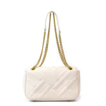 Borsa a tracolla da donna 100% pelle vegana PU GGB011CRM Gabriella G Firenze