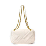 Borsa a tracolla da donna 100% pelle vegana PU GGB011CRM Gabriella G Firenze