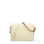 Borsa a spalla da donna Ecopelle DC3122-2-YELLOW Diana&co