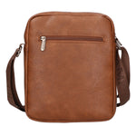 Borsa a tracolla uomo in pelle PU Casual PCL3008-COFFEE Northampton Polo Club