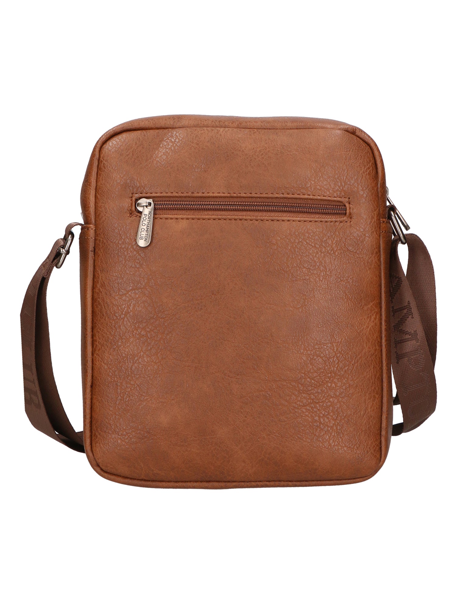 Borsa a tracolla uomo in pelle PU Casual PCL3008-COFFEE Northampton Polo Club
