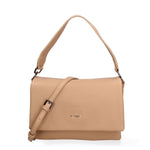 Borsa a spalla da donna Ecopelle vegana 637-1-CAFFELATTE Diana&co