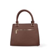 Borsa a mano da donna Ecopelle e Zip 614-2-CHOCOLATE Diana&co