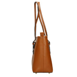 Chantal Borsa a spalla da donna Vera pelle 3303-SF17 CUOIO SCURO DARK COGNAC Gave Lux