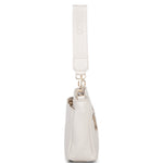 Borsa a spalla da donna 100% pelle vegana PU 703-1PT-BEIGE Diana&co