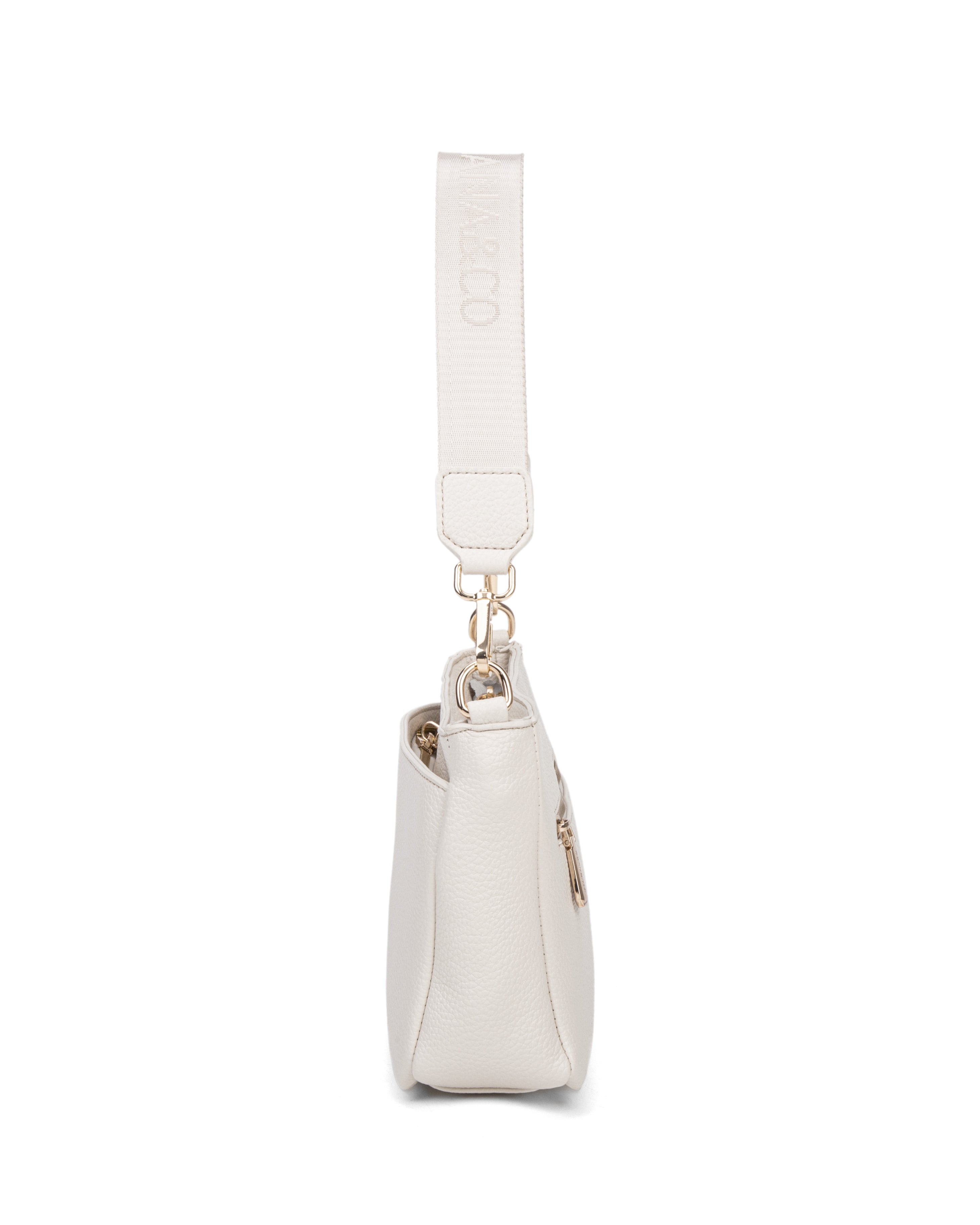 Borsa a spalla da donna 100% pelle vegana PU 703-1PT-BEIGE Diana&co