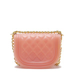 Borsa a mano da donna 100% PVC FLAT ZOE-MAUVE + LIGHT GOLD Marc Ellis