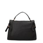 Borsa a mano da donna Ecopelle e poliestere 603-3-BLACK Diana&co