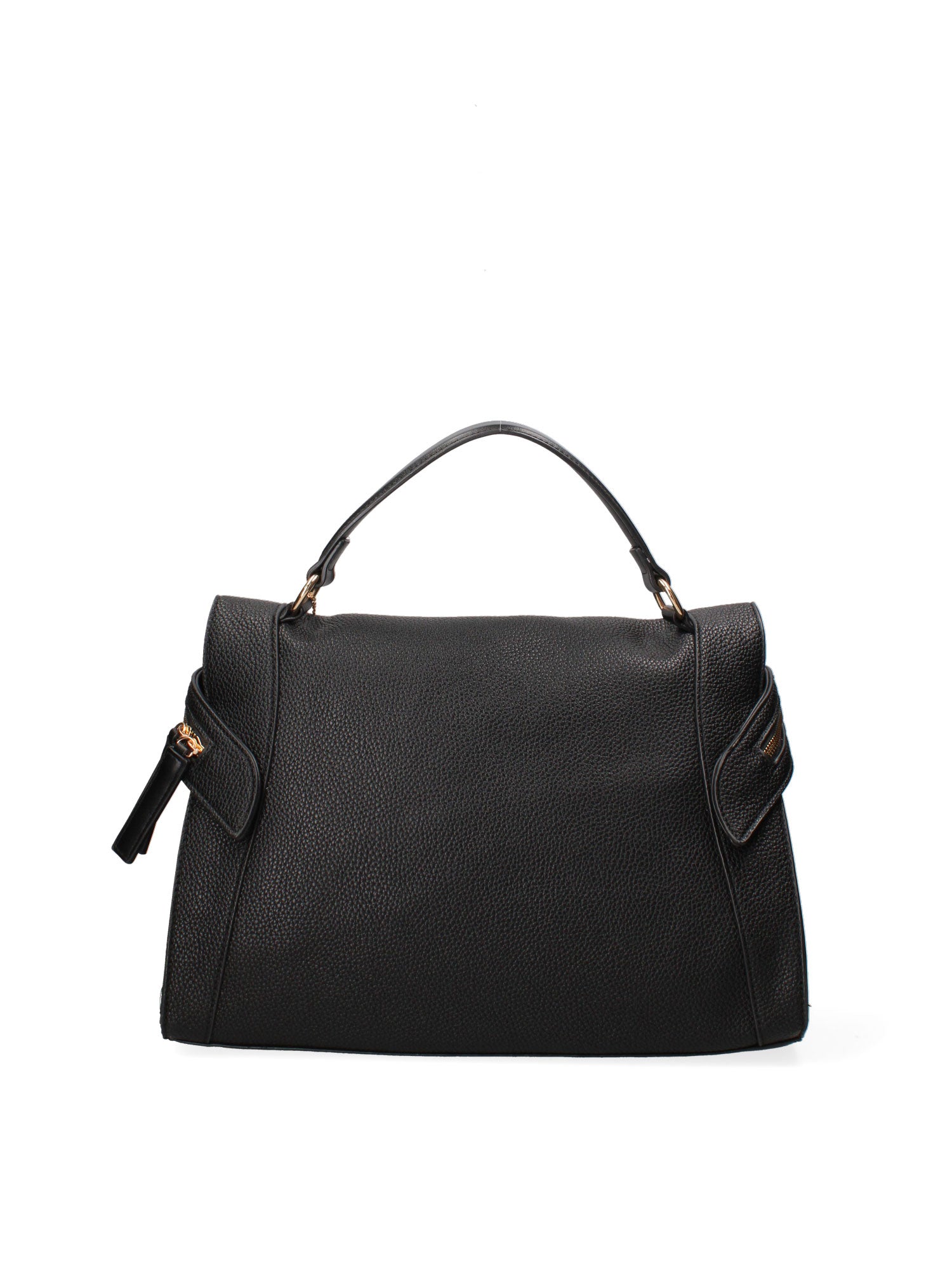 Borsa a mano da donna Ecopelle e poliestere 603-3-BLACK Diana&co