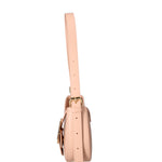 Borsa a spalla da donna 100% vera pelle 07213-L805 LILLA Roberta Rossi