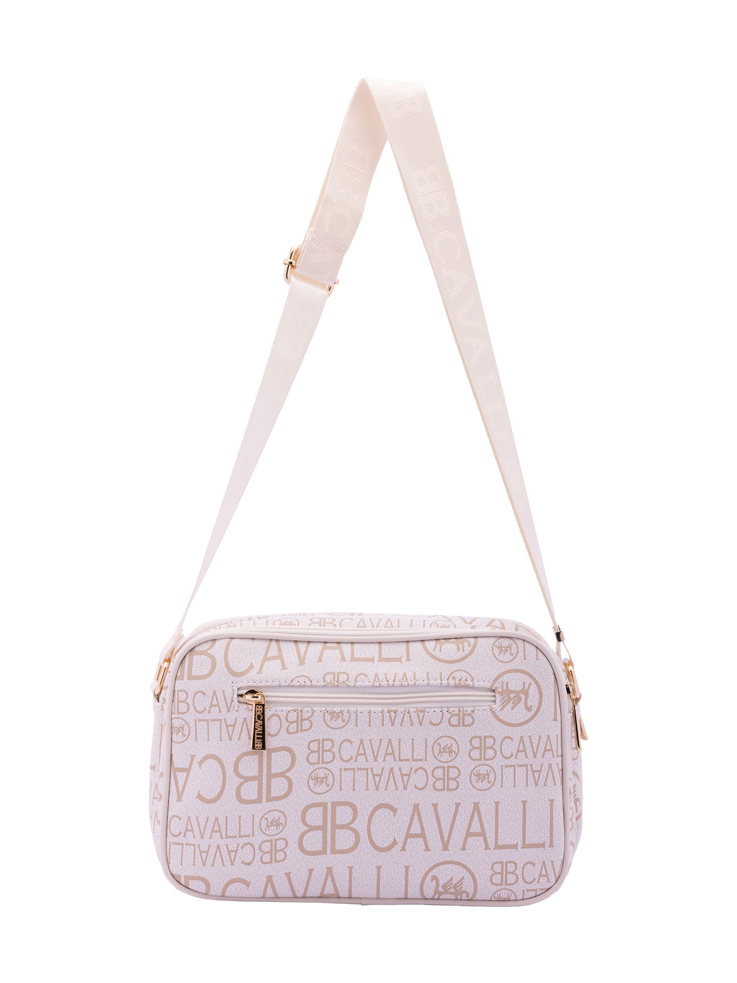 Borsa a tracolla da donna Ecopelle BC1375-OFF WHITE B Cavalli