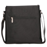Borsa a tracolla uomo Pelle vegana + Tessuto PCL3068-BLACK Northampton Polo Club