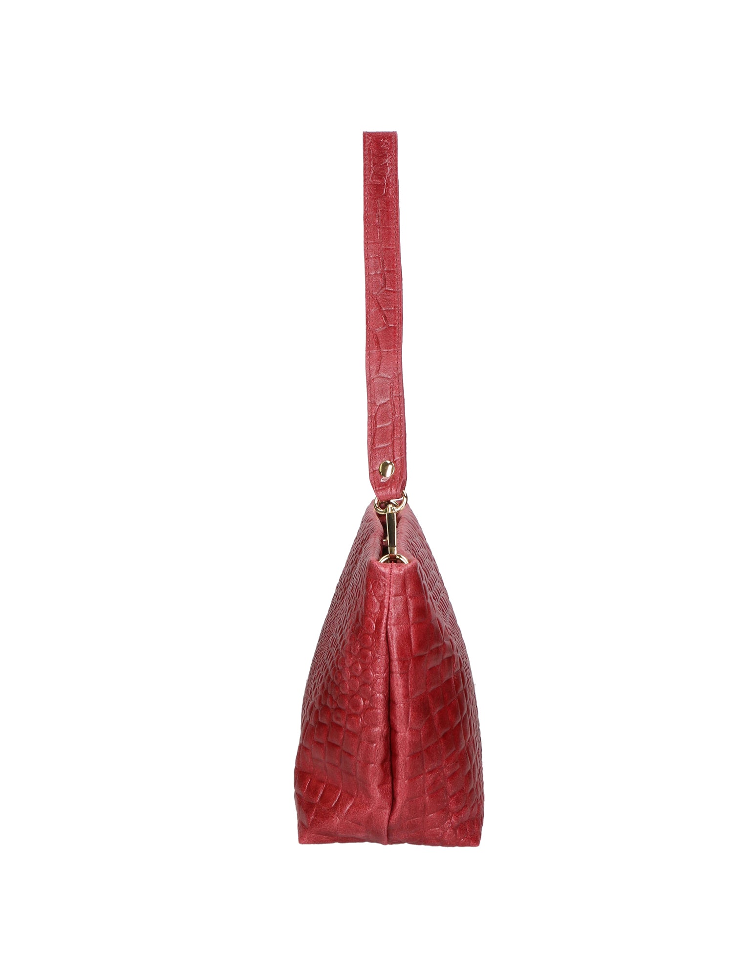 Lorelei Borsa a spalla da donna Vera pelle croco 06498-037 BORDO Gave Lux