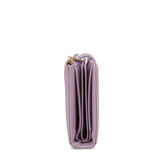 Portafoglio da donna 100% pelle vegana PU 798-3PT-LAVENDER Diana&co