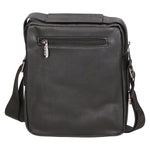 Borsa a tracolla uomo 100% pelle PU PCL3053-BLACK Northampton Polo Club