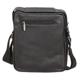 Borsa a tracolla uomo 100% pelle PU PCL3053-BLACK Northampton Polo Club
