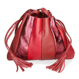 Elysia Borsa a spalla da donna Vera pelle 552043-ROSSO RED Gave Lux