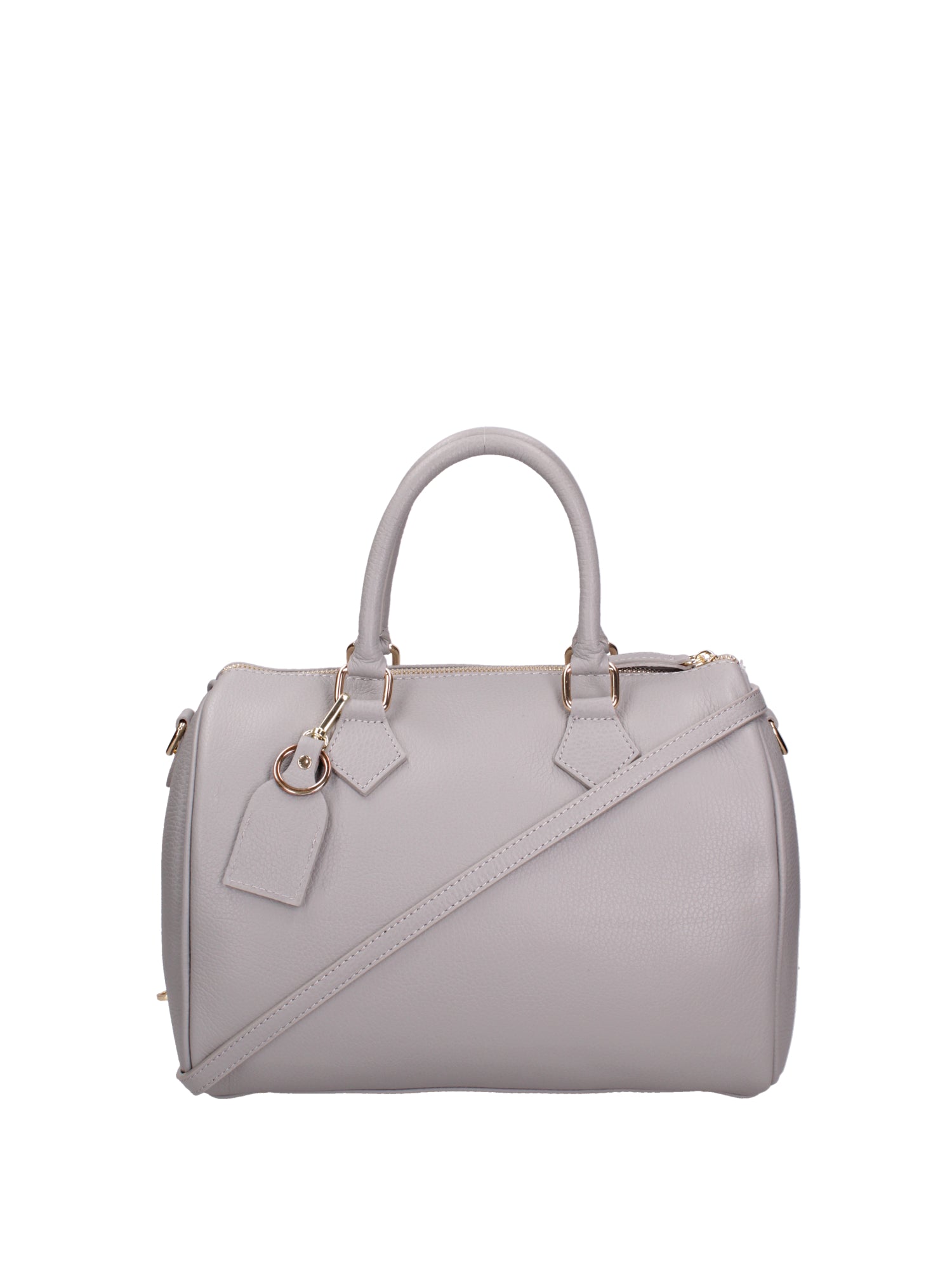 Aralia Borsa a bauletto da donna 100% pelle 5176-D16 GRIGIO GREY Gave Lux