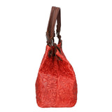 Elenia Borsa a mano da donna Vera pelle 80049-023 ROSSO Gave Lux