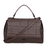 Viola Borsa a mano da donna Vera Pelle 06862-S23 TESTA DI MORO Gave Lux