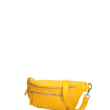 Marsupio da donna in vera pelle 100% pelle 07240-D04 GIALLO Roberta Rossi
