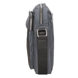 Borsa a tracolla uomo 100% pelle PU PCL3016-GREY+BLACK Northampton Polo Club
