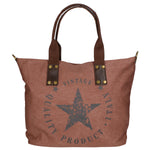 Sabrina Borsa a mano da donna 100% poliestere 8152-COFFEE Gave Lux