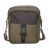 Borsa a tracolla uomo 100% PU Leather PCL3018-GREEN-BLACK Northampton Polo Club