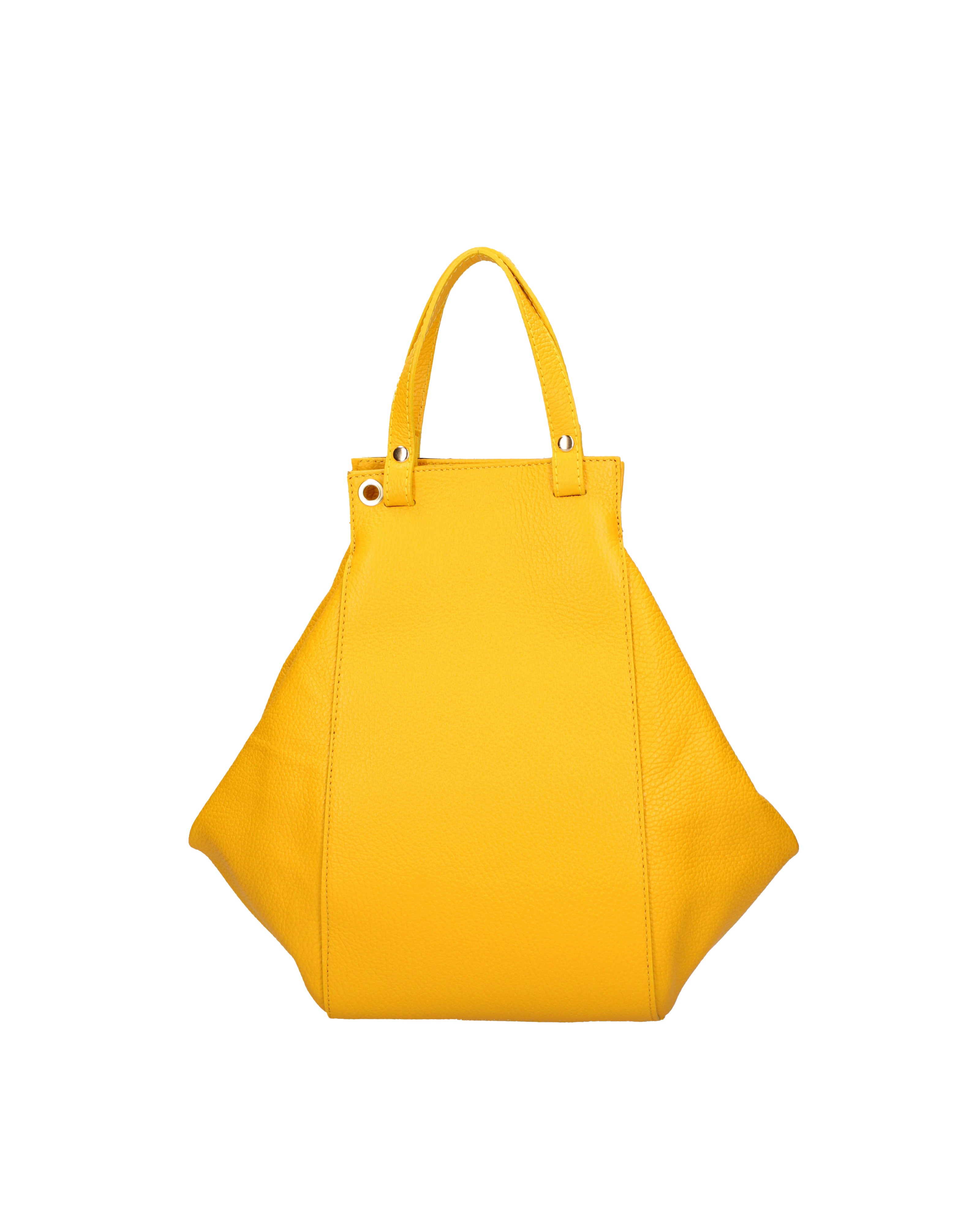 Lindsey Borsa a mano da donna 100% vera pelle 07162-D04 GIALLO Viola Castellani
