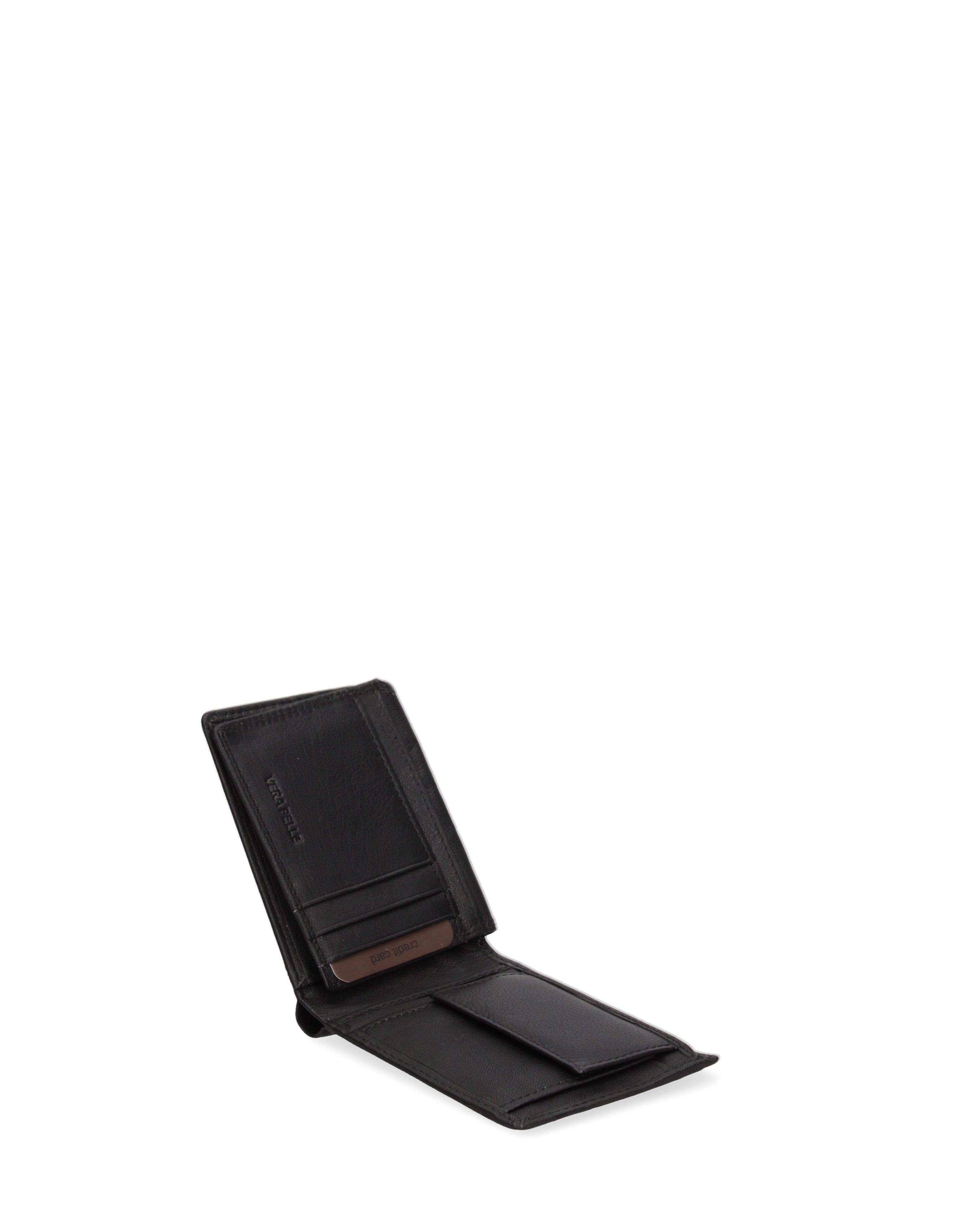 Portafoglio uomo in vera pelle Sfoderato LL7651-44-NERO Lancetti