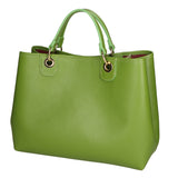 Azurite Borsa a mano da donna 100% pelle 06105-D212 BRUCO Gave Lux