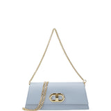 Borsa a spalla da donna Vera pelle 07313-L366 CIELO Roberta Rossi