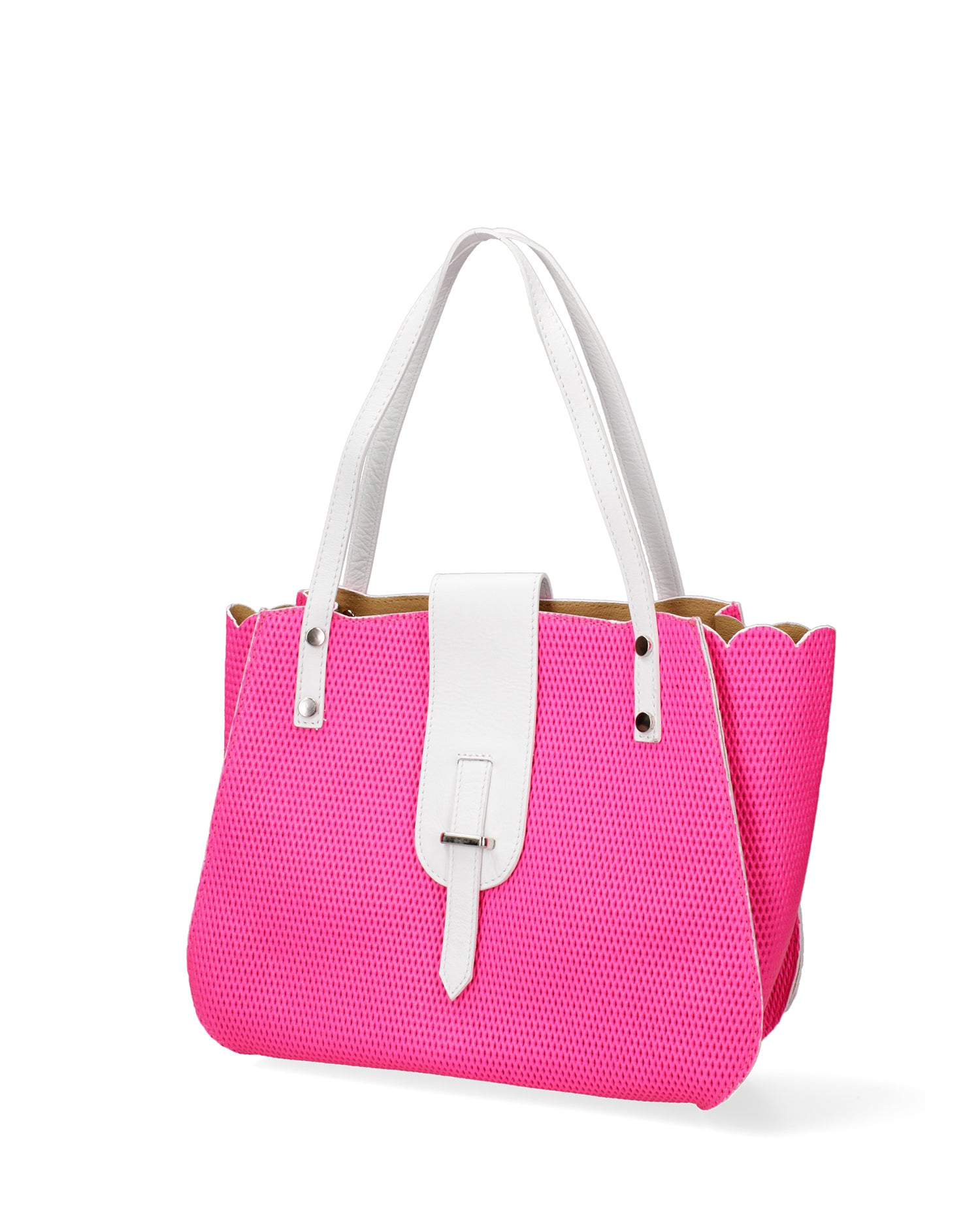 Palermo Borsa a spalla da donna Vera pelle 697756-FUXIA Gave Lux