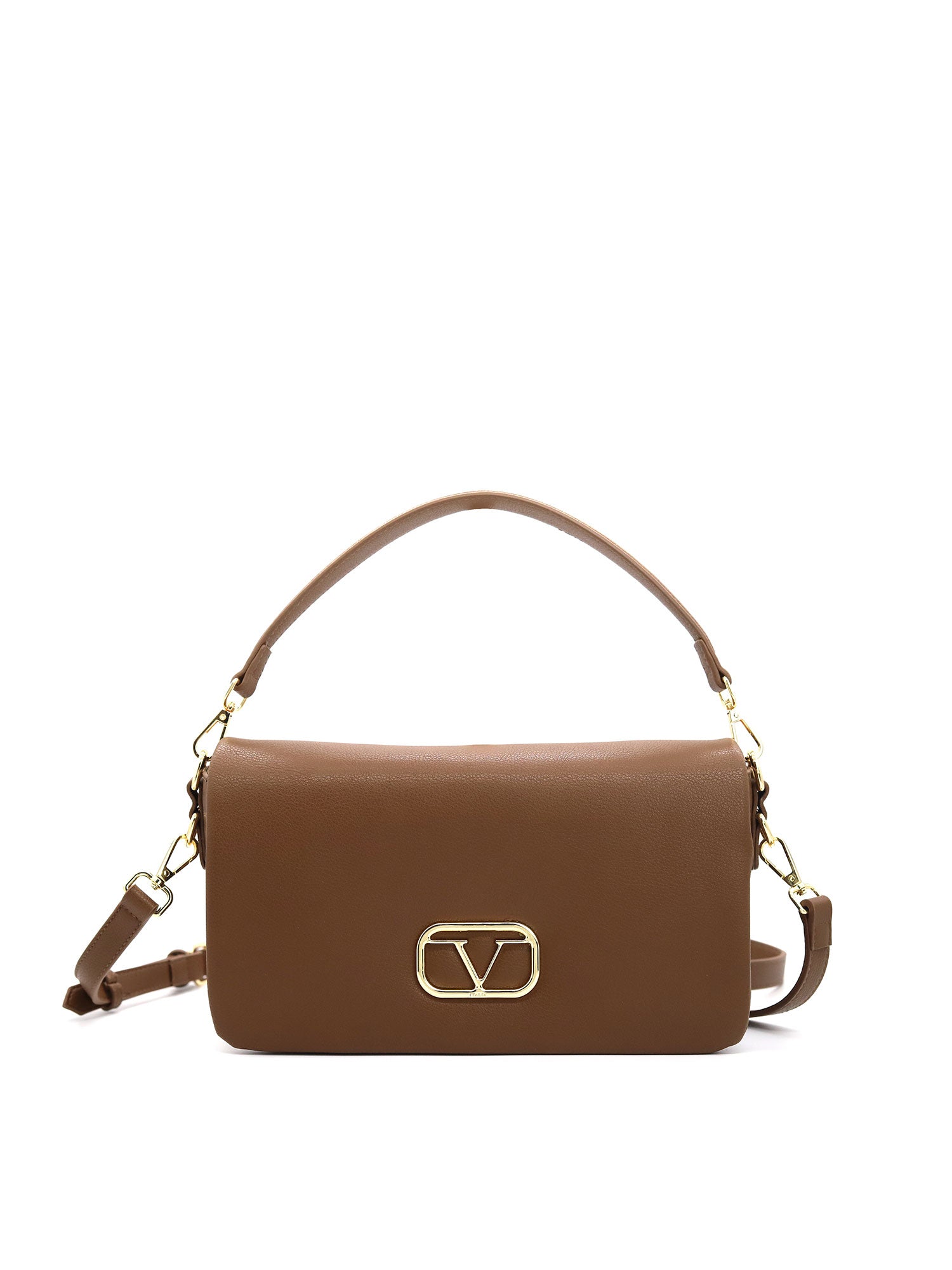 Marbella Borsa a spalla da donna Ecopelle VB-205-MARRONE 19V69 Italia
