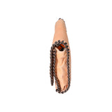 Livorno Borsa a Spalla Donna Vera Pelle 1144-SALMONE Gave Lux