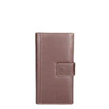 Aethel T000691-CASTAGNA Portafoglio unisex in vera pelle Gave Lux