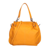 Ereba Borsa a mano da donna Made in Italy 100% pelle 3305-S04 GIALLO Gave Lux