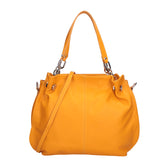 Ereba Borsa a mano da donna Made in Italy 100% pelle 3305-S04 GIALLO Gave Lux