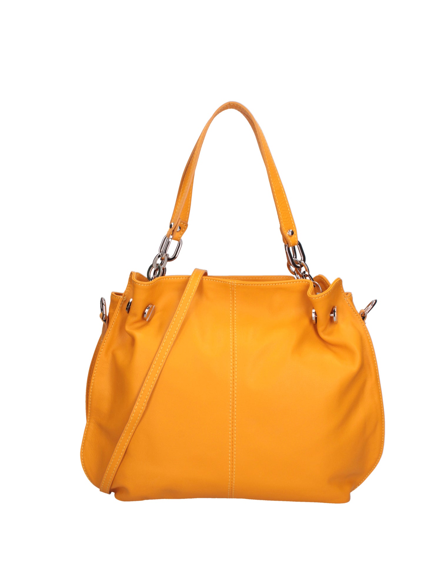 Ereba Borsa a mano da donna Made in Italy 100% pelle 3305-S04 GIALLO Gave Lux
