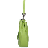 Borsa a spalla da donna Vera pelle 07316-D12 VERDE Roberta Rossi