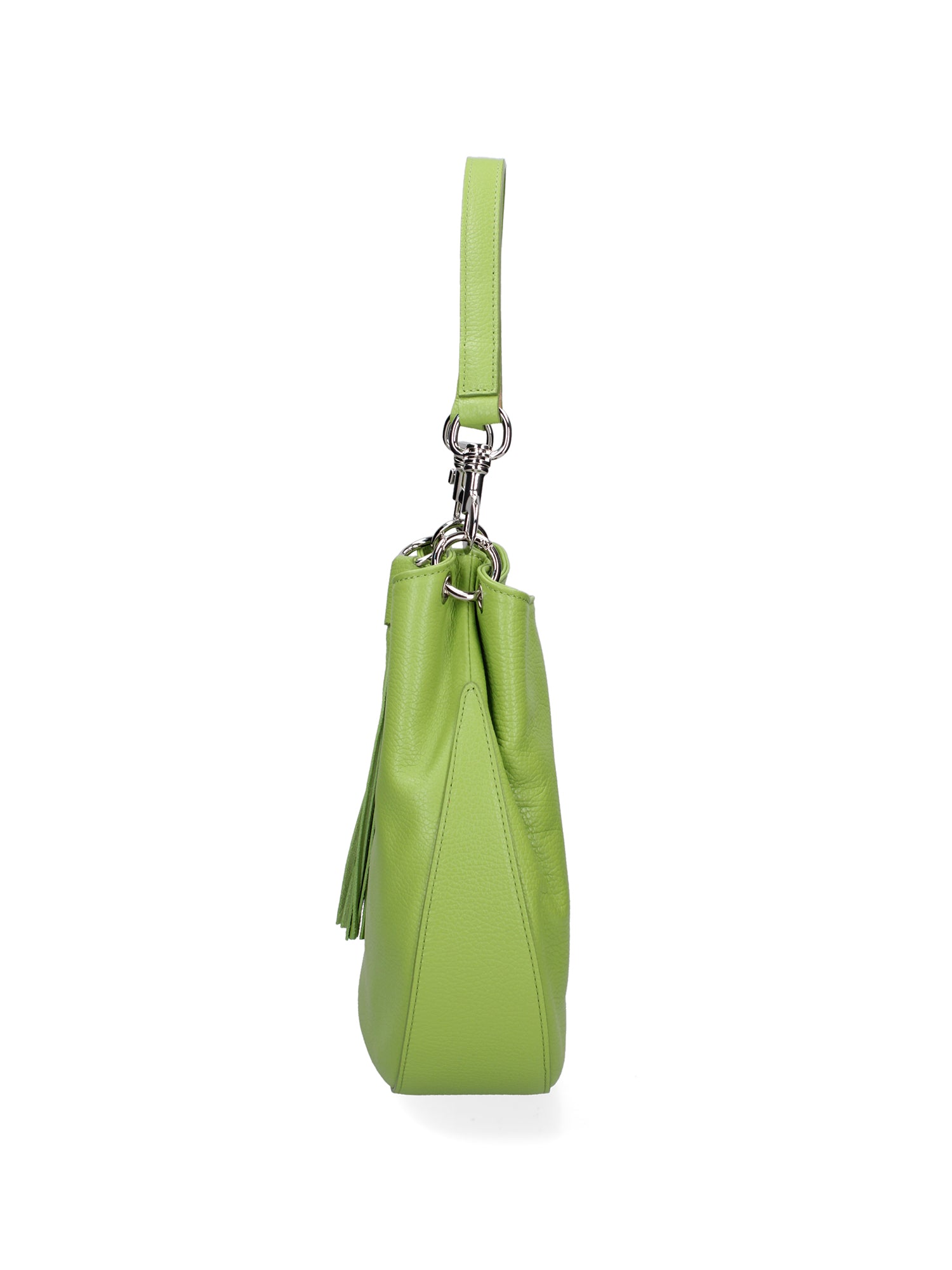Borsa a spalla da donna Vera pelle 07316-D12 VERDE Roberta Rossi