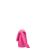 Borsa a spalla da donna Vera pelle 07152-D02 FUXIA Viola Castellani