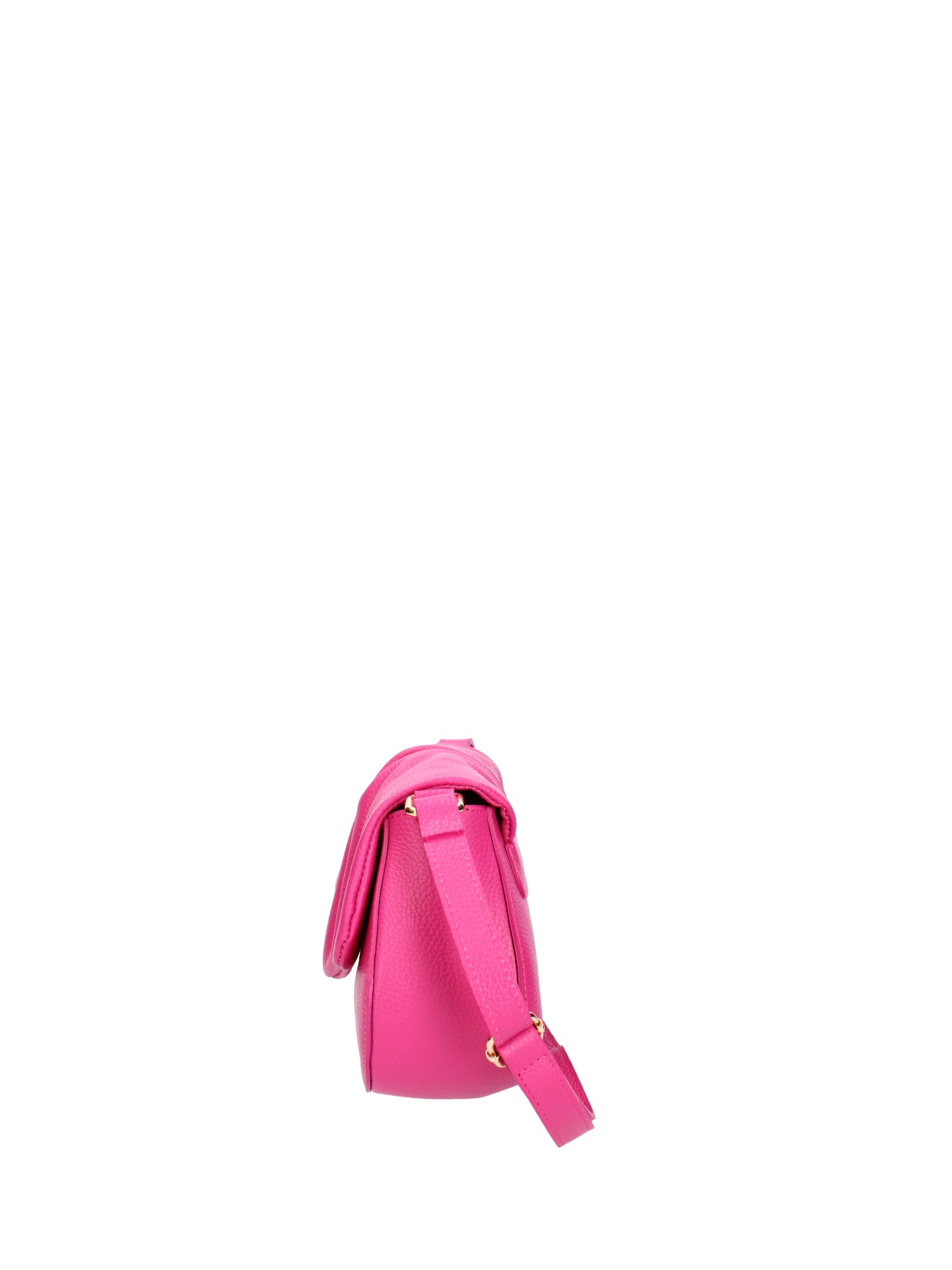 Borsa a spalla da donna Vera pelle 07152-D02 FUXIA Viola Castellani
